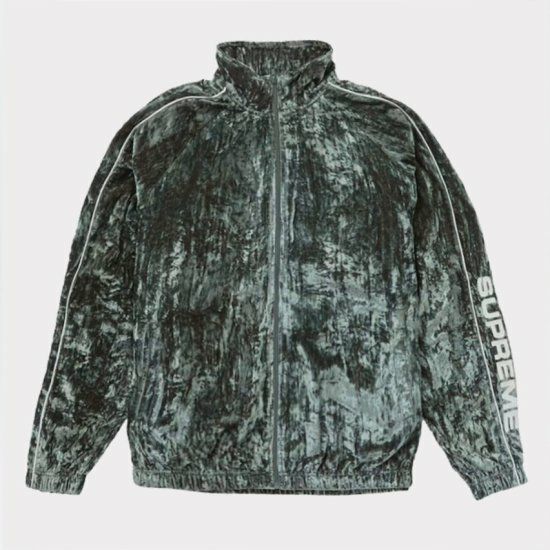 Supreme シュプリーム 2023AW Crushed Velvet Track Jacket クラッシュ 