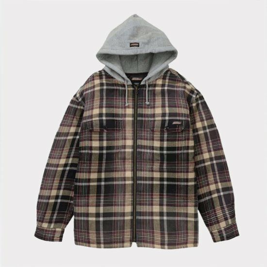 Supreme シュプリーム 2023AW Dickies Plaid Hooded Zip Up Shirt ディッキーズプレイドフードジップアップ シャツ ブラック 黒 | Supreme(シュプリーム)オンライン通販専門店 Be-supremer I 新作2024AW販売中