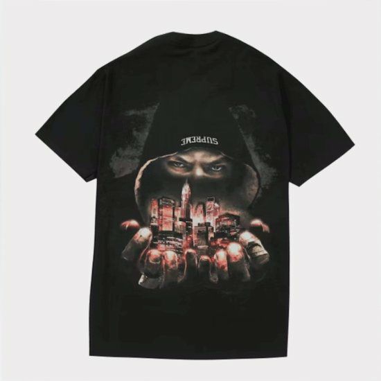 Supreme シュプリーム 2023AW Fighter Tee ファイターTシャツ ブラック 