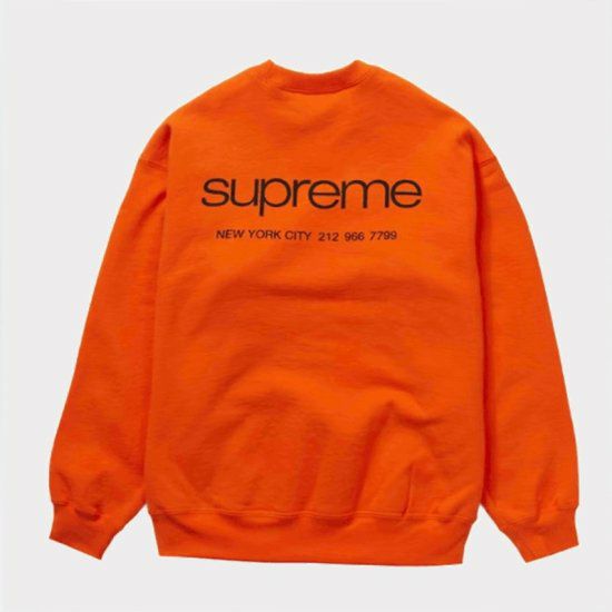 Supreme シュプリーム 2023AW NYC Crewneck ニューヨークシティクルー  