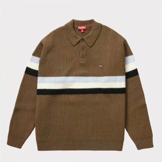 Supreme シュプリーム 2023AW Small Box Polo Sweater スモールボックスポロセーター ダークブラウン |  Supreme(シュプリーム)オンライン通販専門店 Be-supremer I 新作2024AW販売中