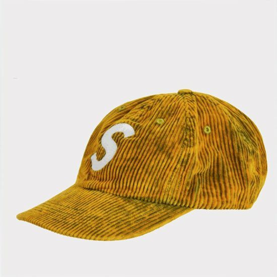 Supreme シュプリーム 2023AW Corduroy S Logo 6Panel Cap 