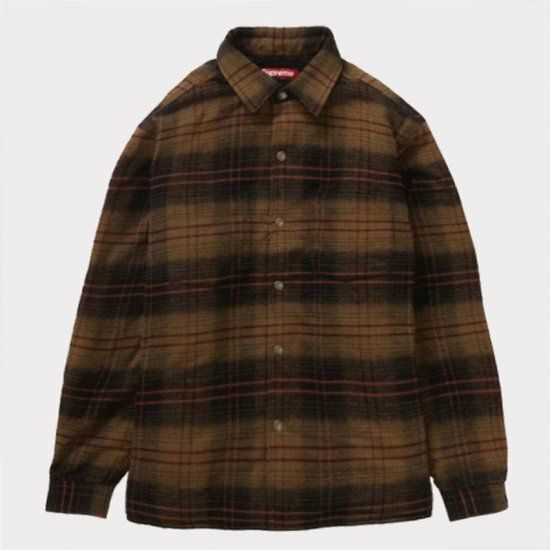 Supreme シュプリーム 2023AW Lined Flannel Snap Shirt ライン  