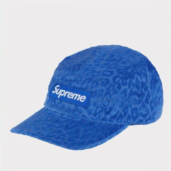 Supreme シュプリーム 2023AW Leopard Corduroy Camp Cap レオパード 
