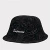 Supreme Velvet Paisley Boonie Hat 黒 Supreme Velvet Paisley Boonie Hat 黒