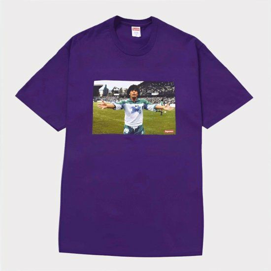 Supreme 2024SS Maradona Tee マラドーナTシャツ パープル 紫