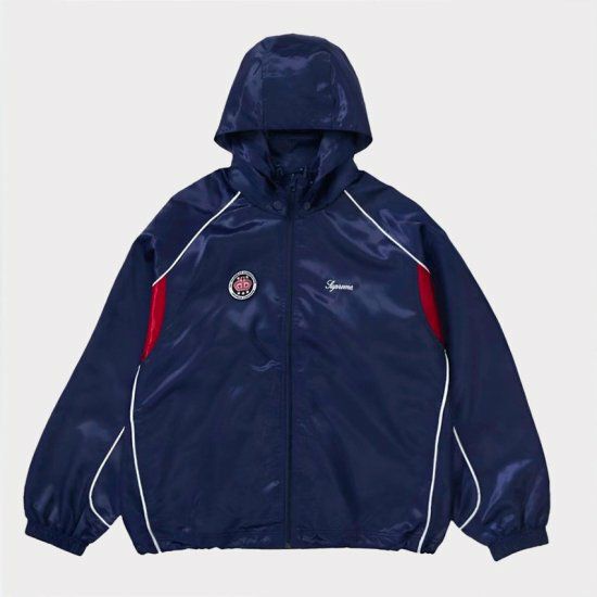 Supreme シュプリーム 2024SS Satin Hooded Track Jacket サテンフード 