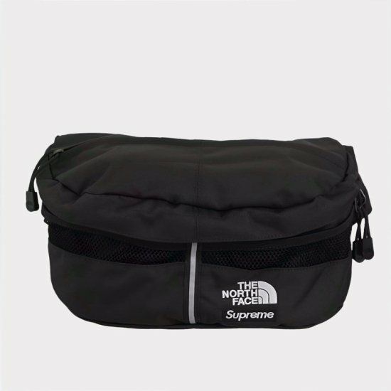 supreme×NORTH FACE シュプリーム　ノースフェイス　バッグ Supreme The North Face Leather Shoulder Bag Black - FW18 - JP