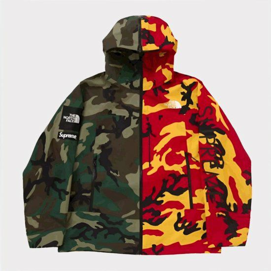 Supreme シュプリーム 2024SS The North Face Split Taped Seam Shell 