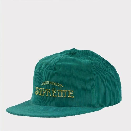 Supreme シュプリーム 2024SS Champagne Corduroy 5Panel Cap 