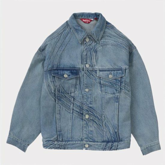 Supreme シュプリーム 2024SS S Logo Denim Trucker Jacket Sロゴデニムトラッカージャケット ウォッシュブルー  青 | Supremeオンライン通販専門店 Be-supremer