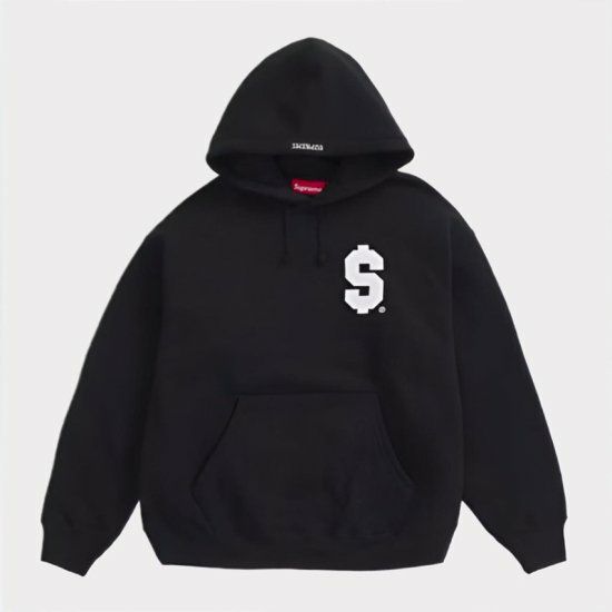 Supreme 2024SS $ Hooded Sweatshirt | ドルフードパーカー | ブラック - Supremeオンライン通販専門店