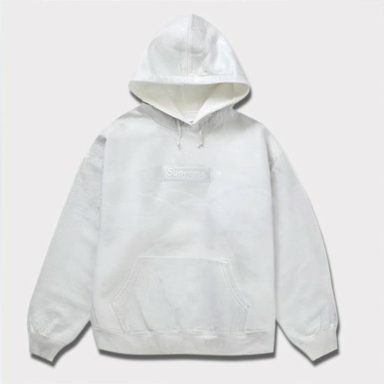 Supreme シュプリーム 2024SS MM6 Maison Margiela Foil Box Logo Hooded Sweatshirt  MM6メゾンマルジェラパーカー ホワイト 白 | Supreme(シュプリーム)オンライン通販専門店 Be-supremer I 新作2024AW販売中