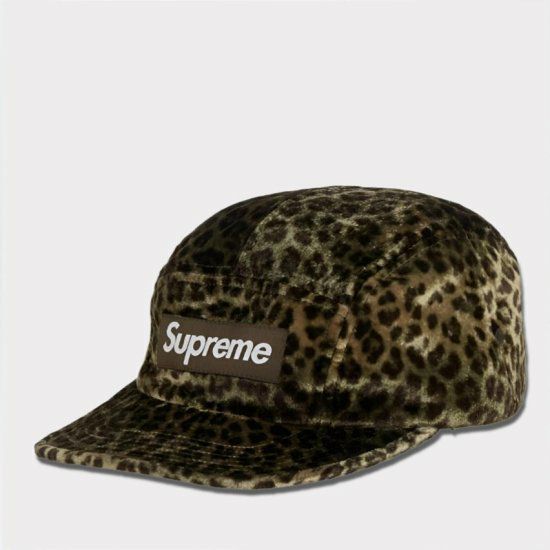 Supreme 2024SS Leopard Velvet Camp Cap | レオパードベルベット 
