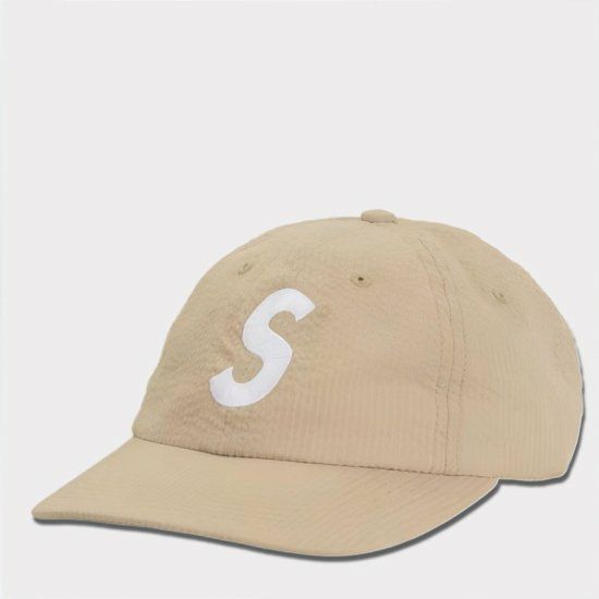 Supreme シュプリーム 2024SS Seersucker S Logo 6Panel Cap シア 