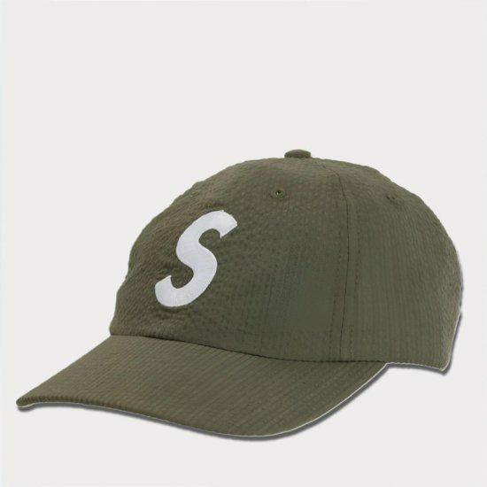 Supreme シュプリーム 2024SS Seersucker S Logo 6Panel Cap シアサッカーSロゴ6パネルキャップ 帽子  グリーン 緑 | Supreme(シュプリーム)オンライン通販専門店 Be-supremer I 新作2024AW販売中