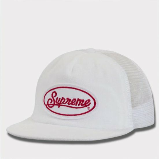 Supreme シュプリーム 2024SS Terry Mesh Back 5Panel Cap テリーメッシュバック5パネルキャップ 帽子 ホワイト 白1