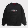 Supreme シュプリーム 2024SS Established Crewneck エスタブリッシュクルーネック  ブラック 黒