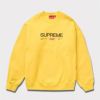 Supreme シュプリーム 2024SS Established Crewneck エスタブリッシュクルーネック  イエロー 黄