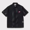 Supreme シュプリーム 2024SS Nike Mesh S/S Shirt  ナイキメッシュショートスリーブシャツ ブラック 黒1