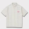 Supreme シュプリーム 2024SS Nike Mesh S/S Shirt  ナイキメッシュショートスリーブシャツ ホワイト　白1