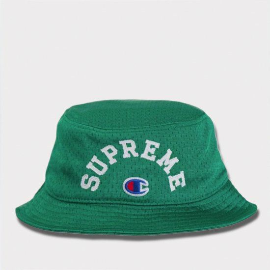 Supreme シュプリーム 2024SS Champion Mesh Crusher Hat チャンピオンメッシュクラッシャーハット 帽子 グリーン 緑