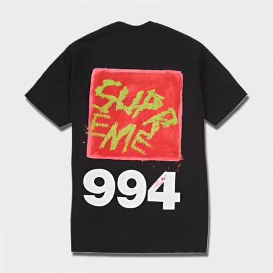 Supreme シュプリーム 2024SS Paint Tee ペイントTシャツ ブラック 黒1