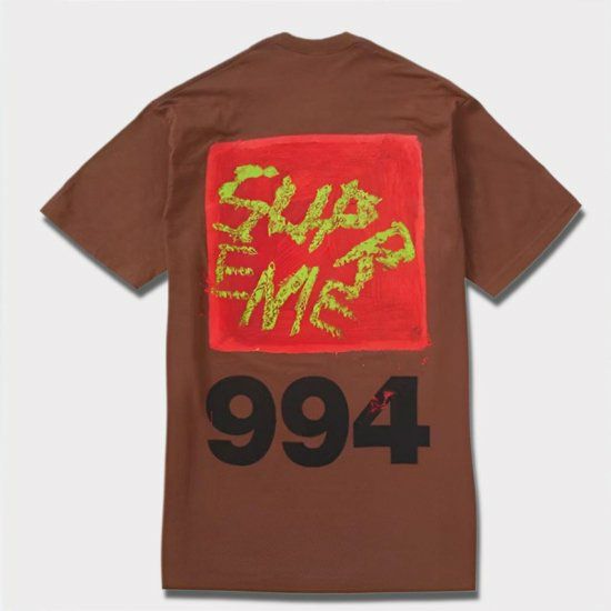 	 Supreme シュプリーム 2024SS Paint Tee ペイントTシャツ ブラウン 茶  