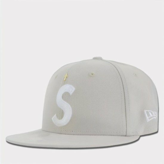 Supreme シュプリーム 2024SS  Gold Cross S Logo New Era Cap ゴールドクロスSロゴニューエラキャップ 帽子 ストーン1