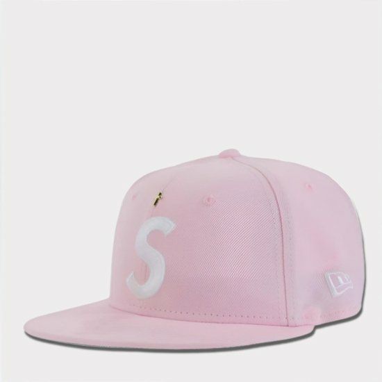 supreme シュプリーム キャップ ピンク ニューエラ （New Era×Supreme 
