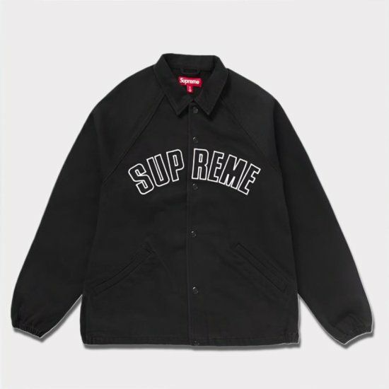 Supreme シュプリーム 2024SS Arc Denim Coaches Jacket アークデニムコーチジャケット ブラック 黒