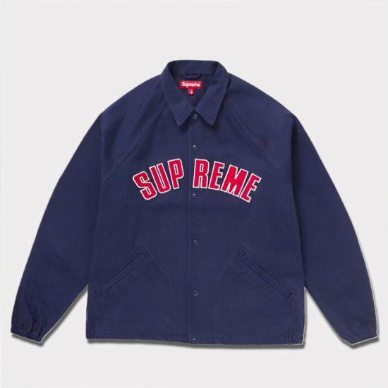 Supreme シュプリーム 2024SS Arc Denim Coaches Jacket アークデニムコーチジャケット ネイビー 紺