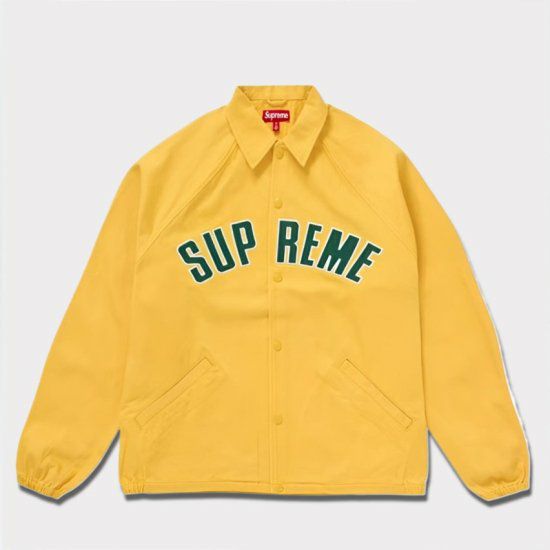 Supreme シュプリーム 2024SS Arc Denim Coaches Jacket アークデニムコーチジャケット イエロー　黄