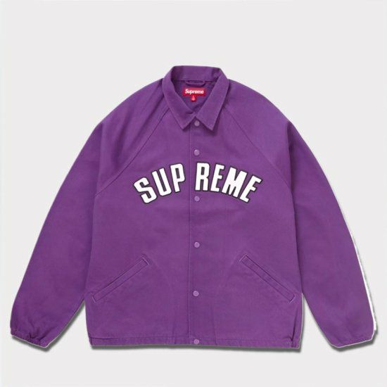 Supreme シュプリーム 2024SS Arc Denim Coaches Jacket アークデニムコーチジャケット パープル 紫