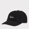 Supreme シュプリーム 2024SS Lightweight Moleskin 6Panel Cap ライトウェイトモールスキン6パネルキャップ ブラック 黒1