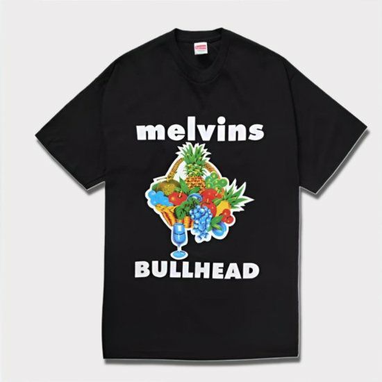 Supreme シュプリーム 2024SS Melvins Bullhead Tee メルヴィンズ ブルヘッドTシャツ ブラック 黒1