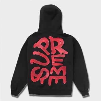 Supreme 2024SS Paint Hooded Sweatshirt | ペイントフードパーカー | ブラック - Supreme通販専門店