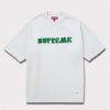 Supreme シュプリーム 2024SS Stencil Embroidered S/S Top Tee ステンシルエンブロイダードエスエストップ Tシャツ アッシュグレー 灰