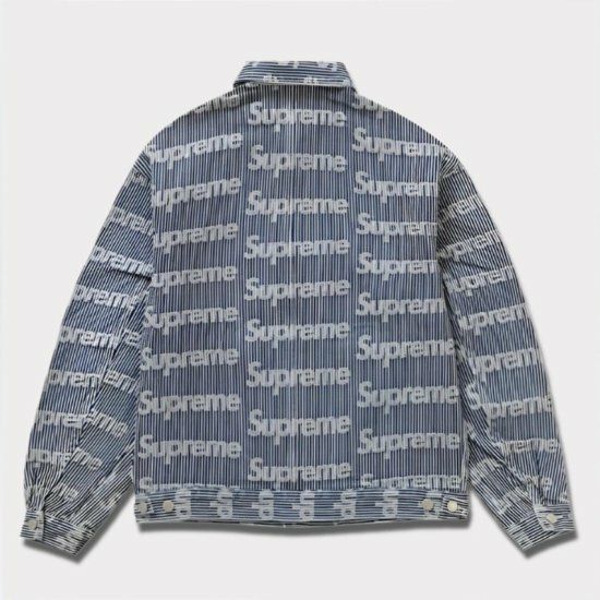 Supreme シュプリーム 2024SS　Denim Chore Trucker Jacket デニムチョアトラッカージャケット ストライプ12