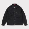 Supreme シュプリーム 2024SS　Denim Chore Trucker Jacket デニムチョアトラッカージャケット ブラック　黒1