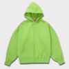 Supreme シュプリーム 2024SS Overdyed Small Box Zip Up Hooded Sweatshirt オーバーダイドジップアップパーカー ライム