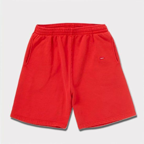 Supreme シュプリーム 2024SS Overdyed Small Box Sweatshort オーバーダイドスモールスウェットショーツ レッド 赤