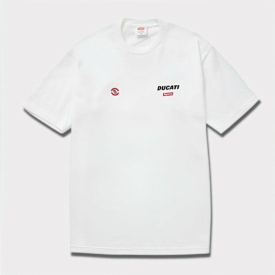 Supreme シュプリーム 2024SS Ducati Logos Tee ドゥカティロゴTシャツ ホワイト 白2