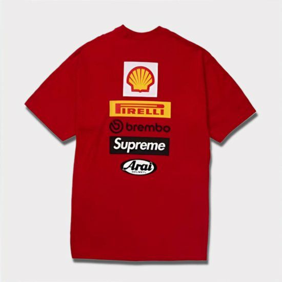 	 Supreme シュプリーム 2024SS Ducati Logos Tee ドゥカティロゴTシャツ レッド　赤  1