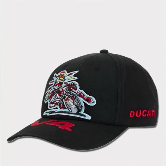 Supreme シュプリーム 2024SS Ducati 6Panel Cap ドゥカティ６パネルキャップ ブラック 黒1