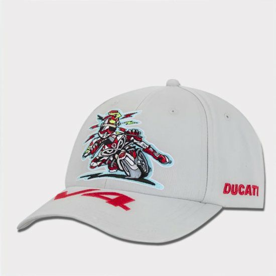 Supreme シュプリーム 2024SS Ducati 6Panel Cap ドゥカティ６パネルキャップ グレー 灰1