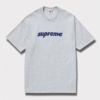 Supreme シュプリーム 2024SS Pinline Tee ピンラインTシャツ アッシュグレー　灰