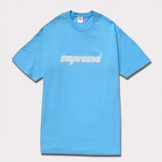 Supreme シュプリーム 2024SS Pinline Tee ピンラインTシャツ ブライトブルー　青