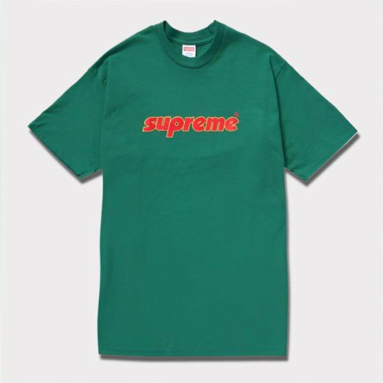 Supreme シュプリーム 2024SS Pinline Tee ピンラインTシャツ ライトパイン　緑