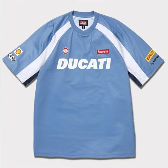 Supreme シュプリーム 2024SS Ducati Soccer Jersey ドゥカティサッカージャージー ブルー 青1